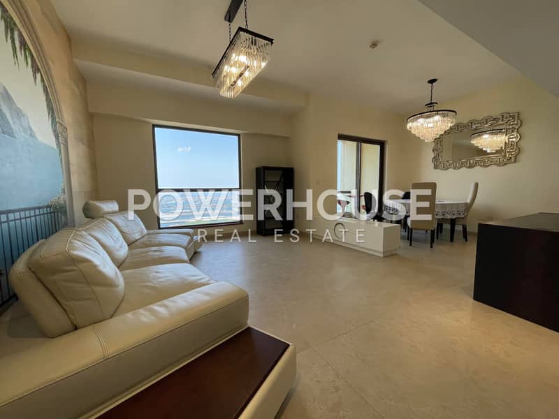 2 Bedroom + Maids | Upgraded | Full Sea View