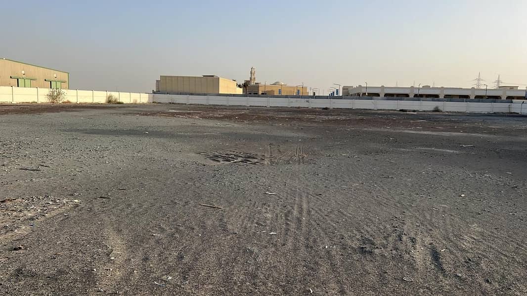 Industrial land for rent in Sajaa, a great location, with electricity
