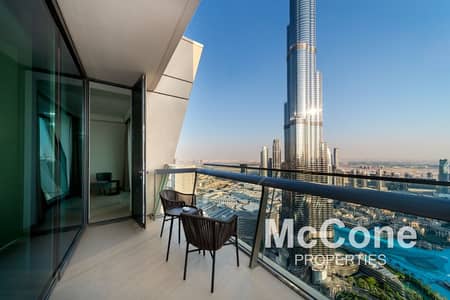 3 Bedroom Flat for Rent in Downtown Dubai, Dubai - High Floor | Burj Khalifa View | Vacant Now