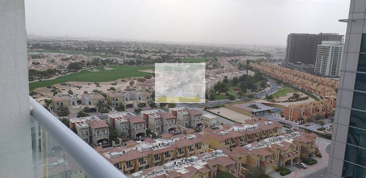 Golf Course View| Studio for Rent in Ice Hockey Tower Dubai Sports City