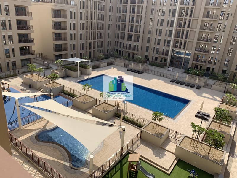 POOL VIEW 2BR FOR SALE IN ZAHRA BREEZE NSHAMA TOWN SQUARE