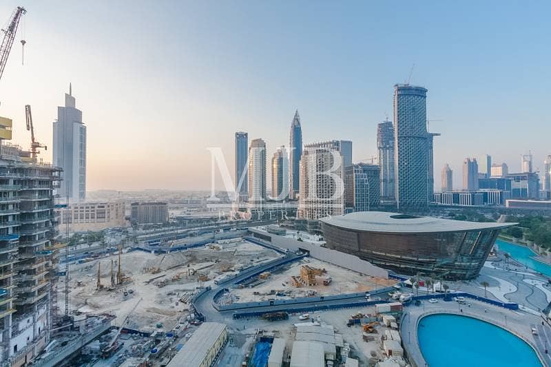 2 bed|Unfurnished|Burj Khalifa and Fountain View