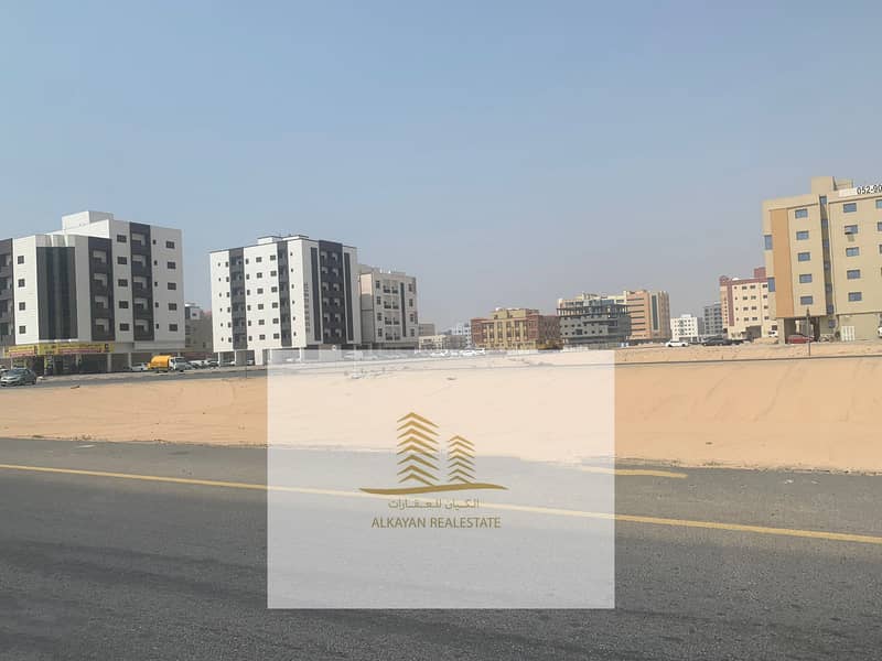 sell a plot of land in Al Jurf Industrial Area 3, directly on Sheikh Mohammed bin Rashid Al Maktoum