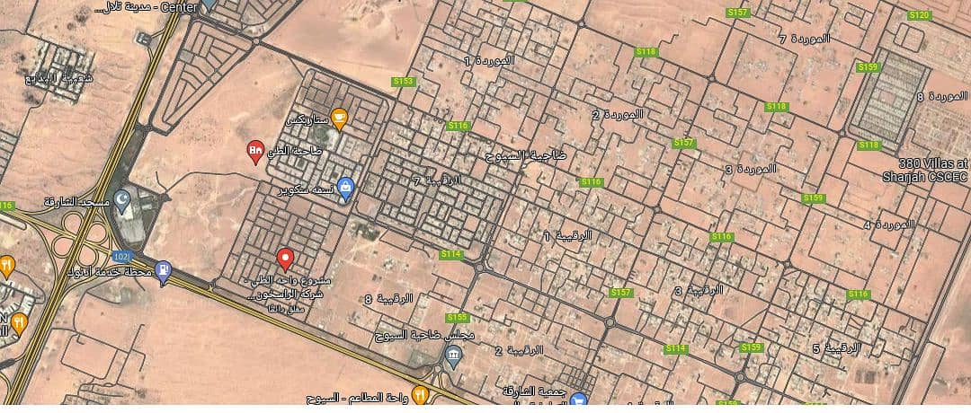 land for sale of the Sharjah /  Al Tai - an area of 11100 square feet