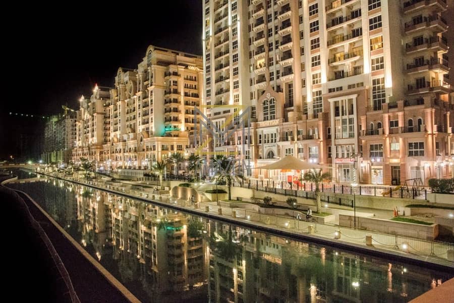 شقة في مساكن القناه المائية غرب،مدينة دبي الرياضية 380000 درهم - 6385924
