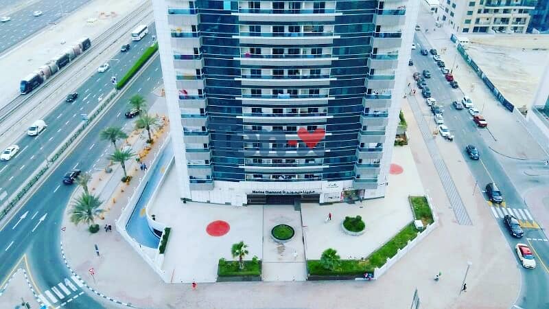 Semi Furnished 2BR | with Balcony| Chiller Free