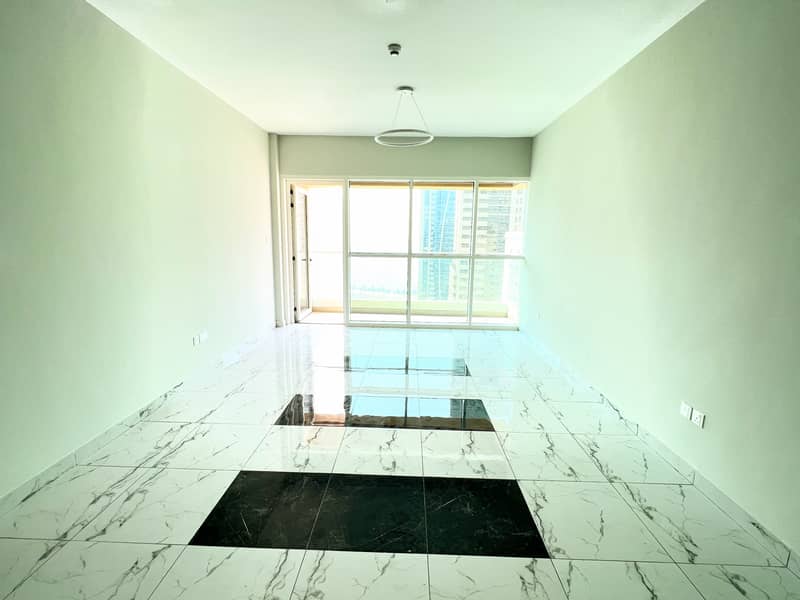 Brand New/High Quality Tower/ Free  2 Month,Parking/ Luxurious 2-BR with Master,Balcony / Al Majaz