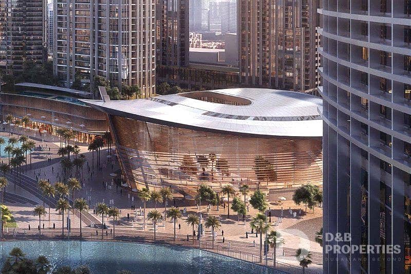 位于迪拜市中心，歌剧院区，第一幕塔楼｜第二幕塔楼 4 卧室的顶楼公寓 15800000 AED - 6390079
