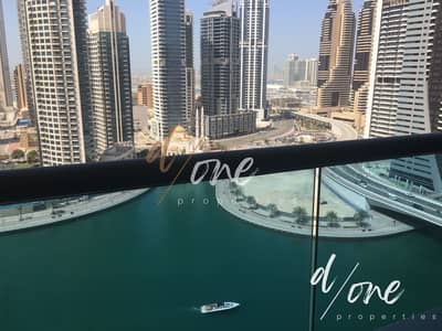 2 Bedroom Apartment for Rent in Dubai Marina, Dubai - Semi Furnished 2 Bed | Chiller Free | Higher Floor