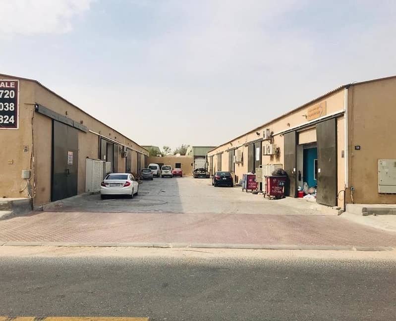 10 Sheds | Spacious and Well Maintained |Warehouse in Ras al Khor for Sale