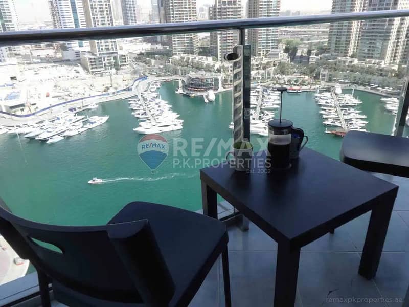 位于迪拜码头，滨海阳台公寓大楼 1 卧室的公寓 1650000 AED - 6392072