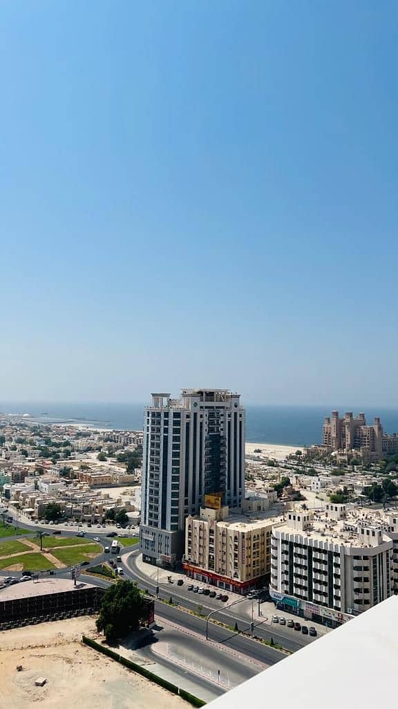 SEA VIEW TWO BEDROOMS HALL FOR SAL WITH CLOSE KITCHEN IN AJMAN ONE TOWER 6