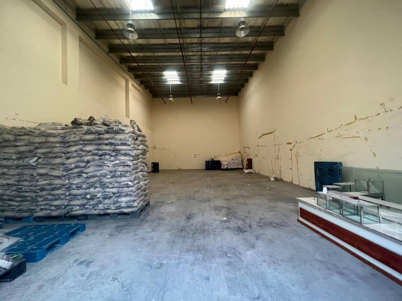 2200 Sq Ft |  Warehouses For Rent | 20 KVA 3 Phase | Jurf Industrial 3, Ajman.