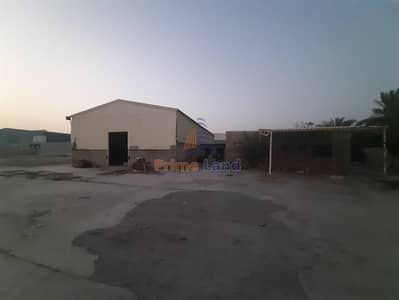 Mixed Use Land for Rent in Mussafah, Abu Dhabi - Commercial Land with boundary wall - Tawtheeq Contract