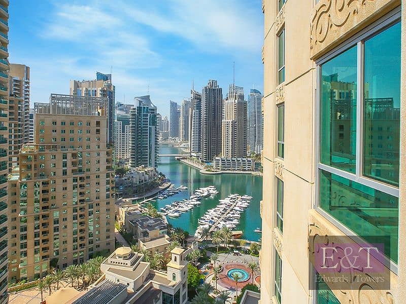 شقة في برج المرجان،أبراج مرسى دبي،دبي مارينا 1 غرفة 2300000 درهم - 6338038