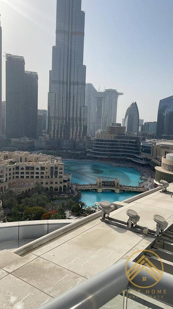 Burj Khalifa and Fountain View | Furnished Apartment with Balcony