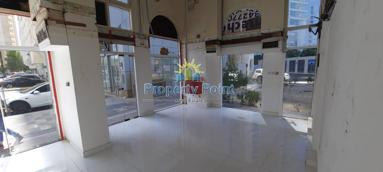 45 SQM Shop for RENT | Open Layout | Great Location for Business | Al Nasr Street