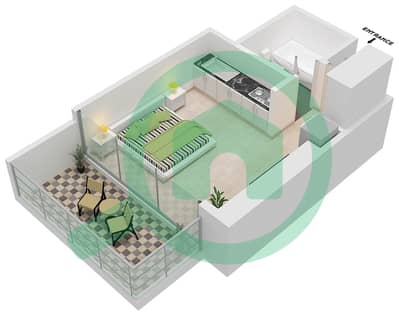 Dezire Residences - Studio Apartment Unit 605 Floor plan