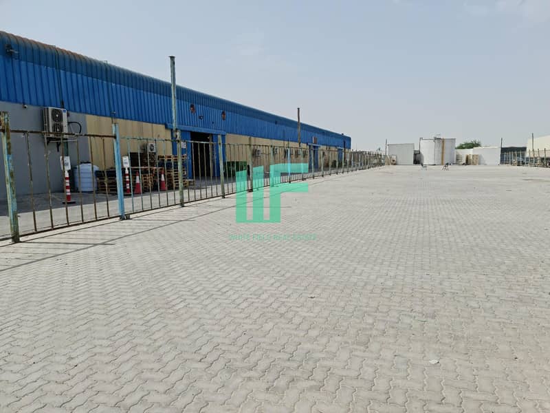 20,000 sq. ft Open Yard Available For Rent | Ras Al Khor