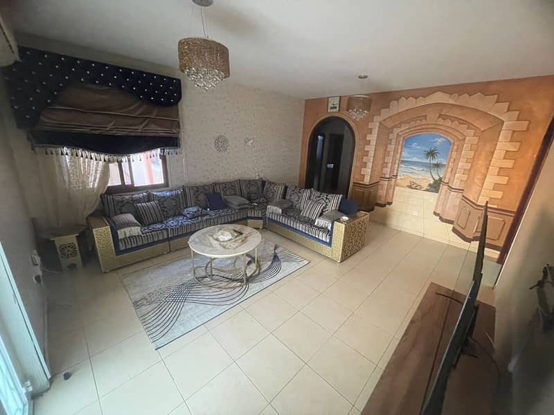 For sale villa in Al Hazana area, next to Al Shaab Village in Sharjah