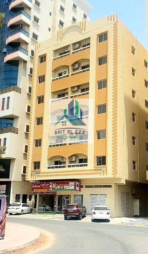For sale a residential and commercial building consisting of a ground floor and 6 floors in Ajman industria2