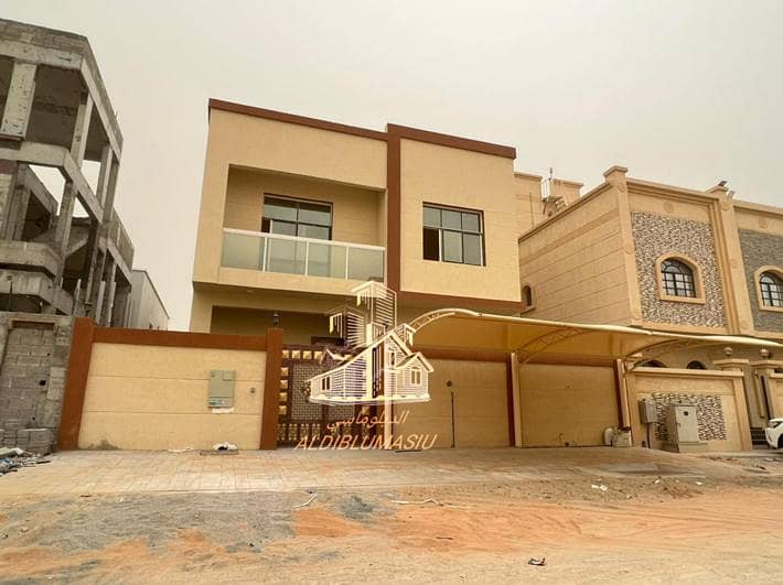 Villa for rent in Ajman, Al Hilo area. .