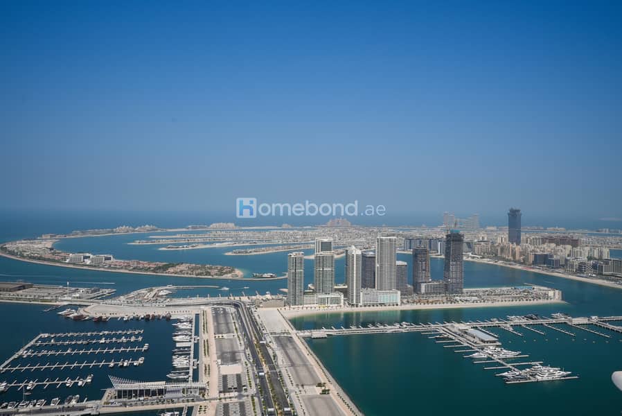 位于迪拜码头，公主府 2 卧室的公寓 135000 AED - 6410083