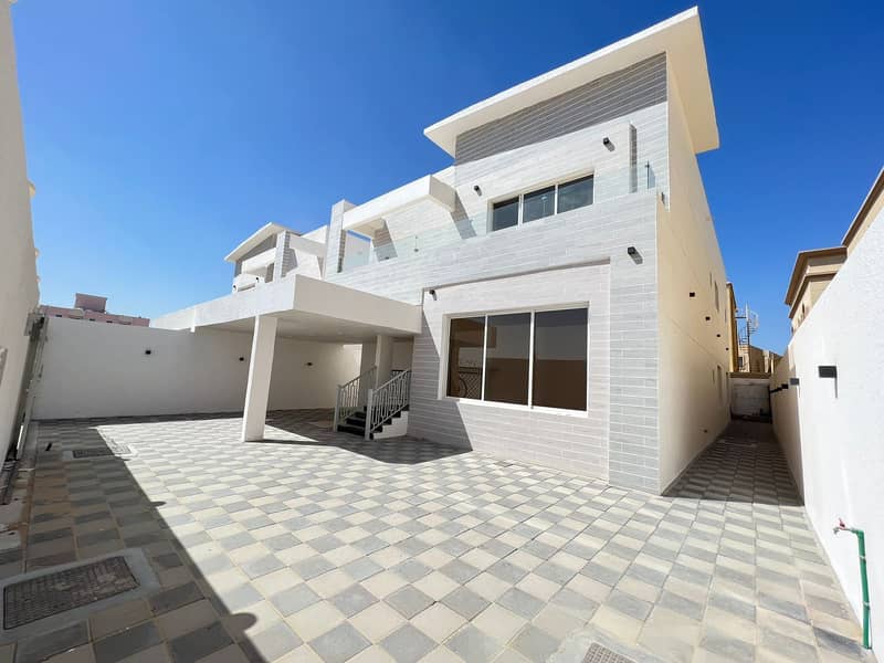 EUROPEAN STYLE VILLA 5 BEDROOMS WITH MAJIS HALL IN ALMOWAIHAT 1 AJMAN FOR RENT 120,000/- AED YEARLY