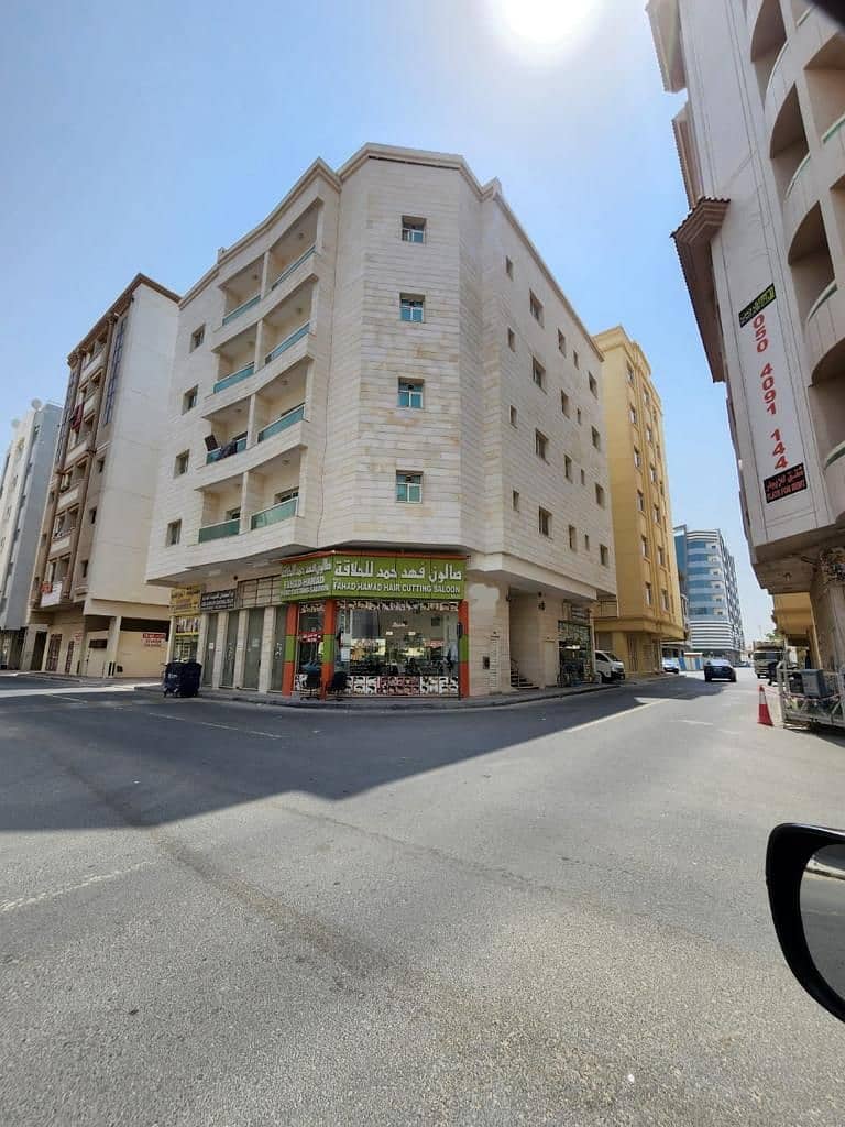 For sale ,Building  iin Al Hamdiya Area 1 , Ajman corner \ main street