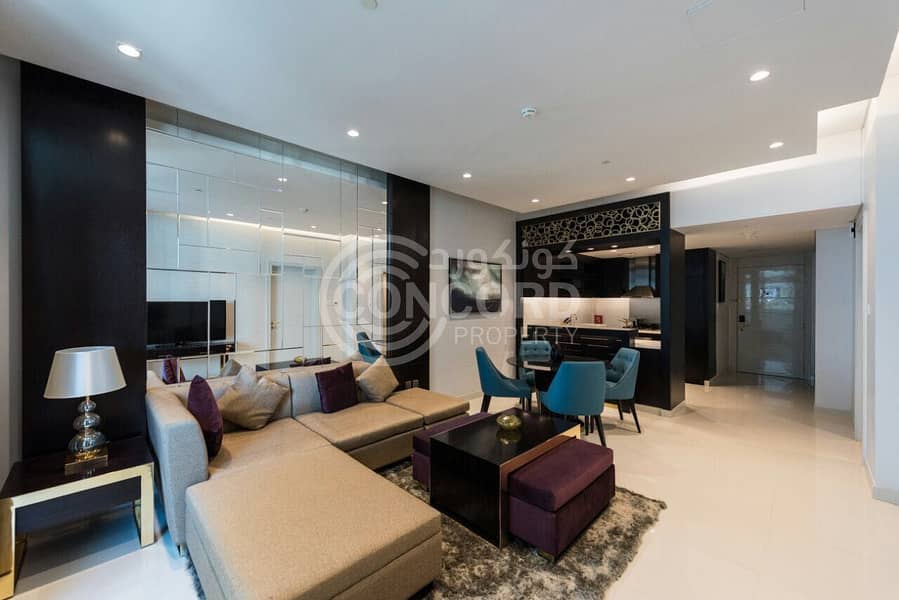 شقة في أبر كرست وسط مدينة دبي 1 غرف 1399900 درهم - 6416772