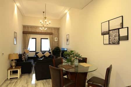 شقة فندقية 2 غرفة نوم للايجار في الجداف، دبي - غرفتين وصالة مذهلة للعائلات في الجداف