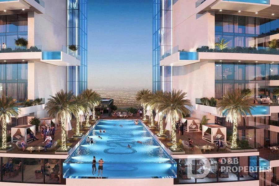 位于迪拜码头，卡瓦利大厦 2 卧室的顶楼公寓 4000000 AED - 6417530