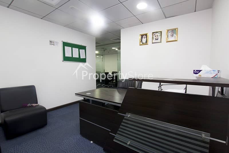 Fitted Office|Fully Furnished|4 Cabins |