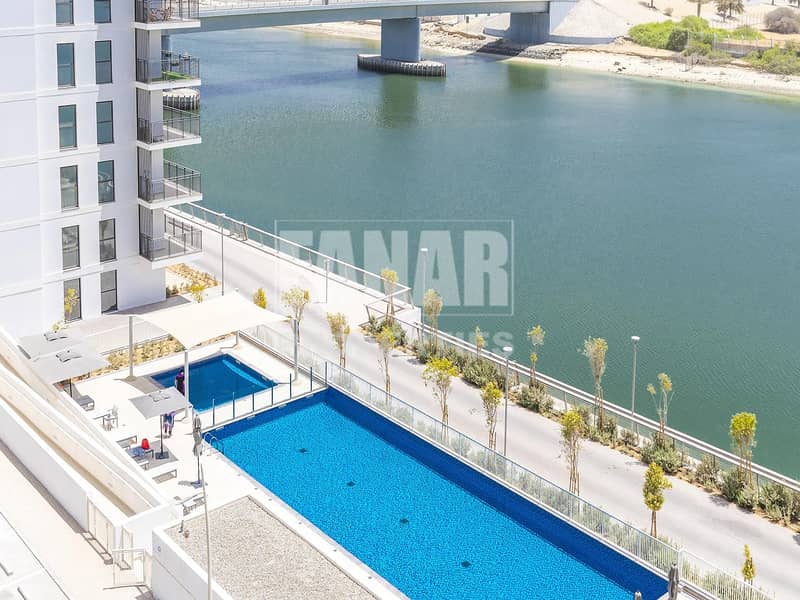 Canal and Pool View| Fully Furnished| Balcony | Prime Location