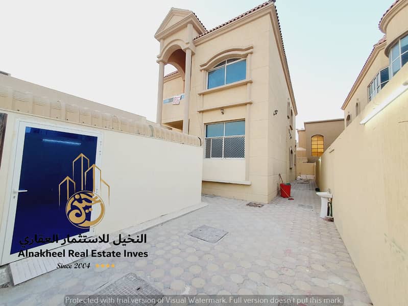 Villa for sale with water and electricity in Al Rawda 3, on the asphalt street, Near Sheikh Ammar St
