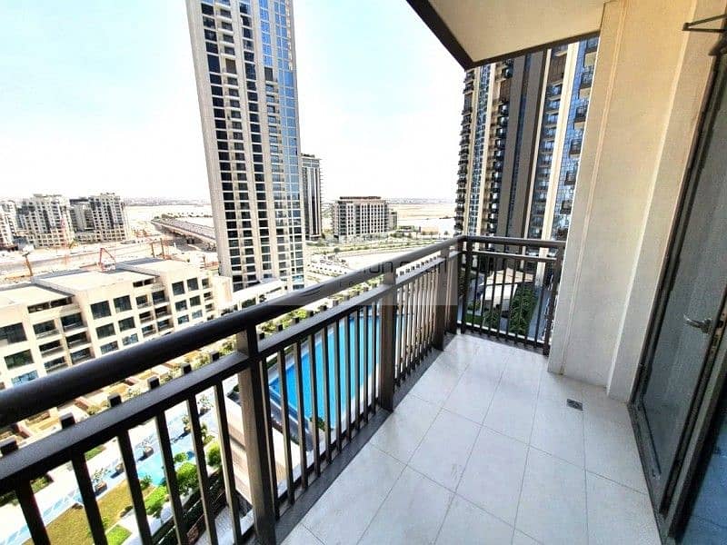 Middle Floor|Chiller Free Bldg. |Park and Pool View