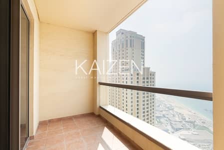 2 Bedroom Flat for Rent in Jumeirah Beach Residence (JBR), Dubai - 2 Bedrooms I High Floor | Marina View