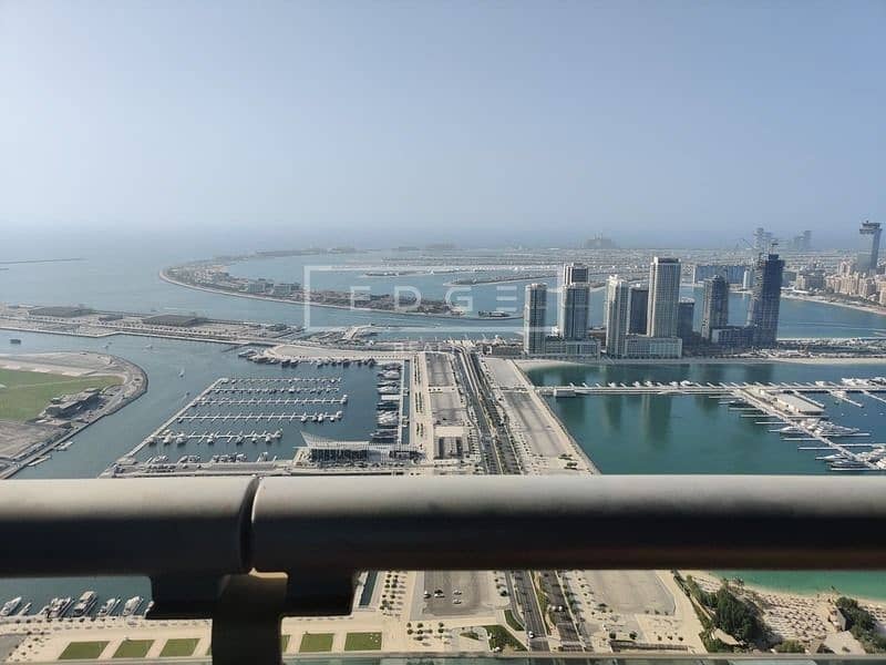 位于迪拜码头，公主府 2 卧室的公寓 130000 AED - 6354406