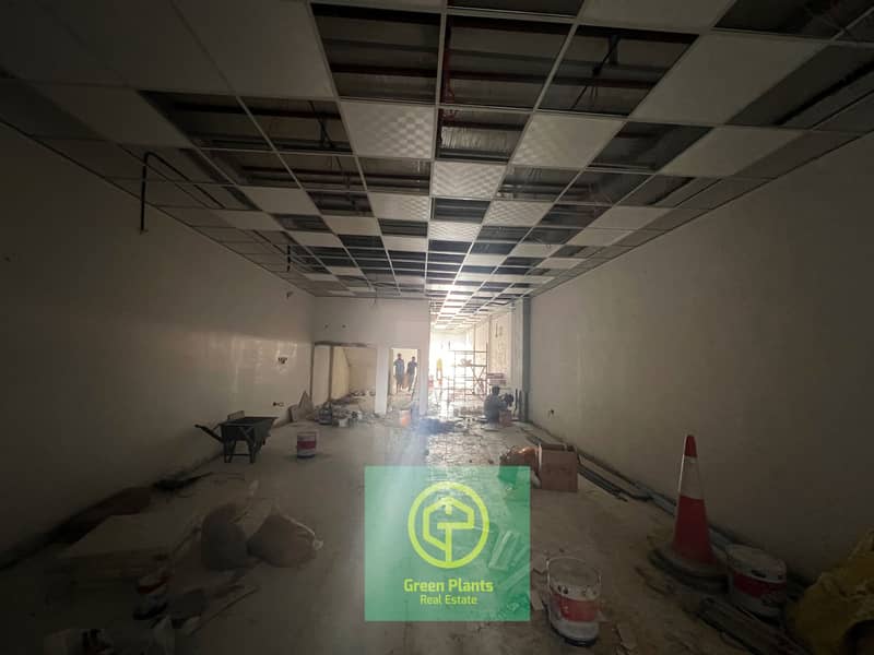 Al Khabaisi 1,800 Sq. Ft (approx. ) showroom with ground and mezzanine floor.