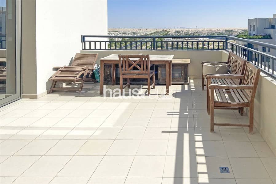 3 Bed with Terrace in Hayat | Pool and Park view