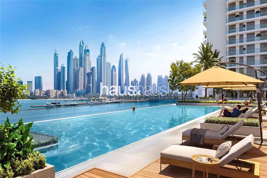 位于迪拜港，艾玛尔海滨社区，皇宫海滩公寓 1 卧室的公寓 3160000 AED - 6424298