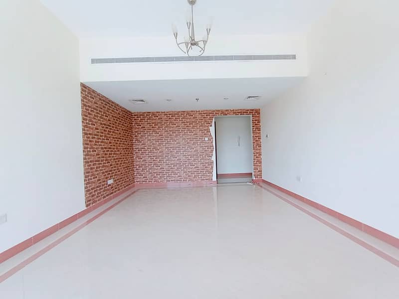 Luxury huge 3bhk with maid room 1 month wordrobe balcony  free gym pool free parking free