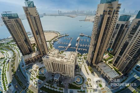 3 Bedroom Apartment for Rent in The Lagoons, Dubai - Creek Marina View  | High Floor | 3 B& Maid's