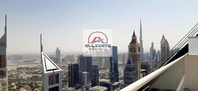 Amazing  View  With Big Terrace 1 B/R + Hall  For Rent@115k Sheikh Zayed Road Dubai
