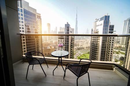 1 Bedroom Flat for Rent in Downtown Dubai, Dubai - Lovely 1BR apt, Burj Khalifa View, Downtown, Dubai