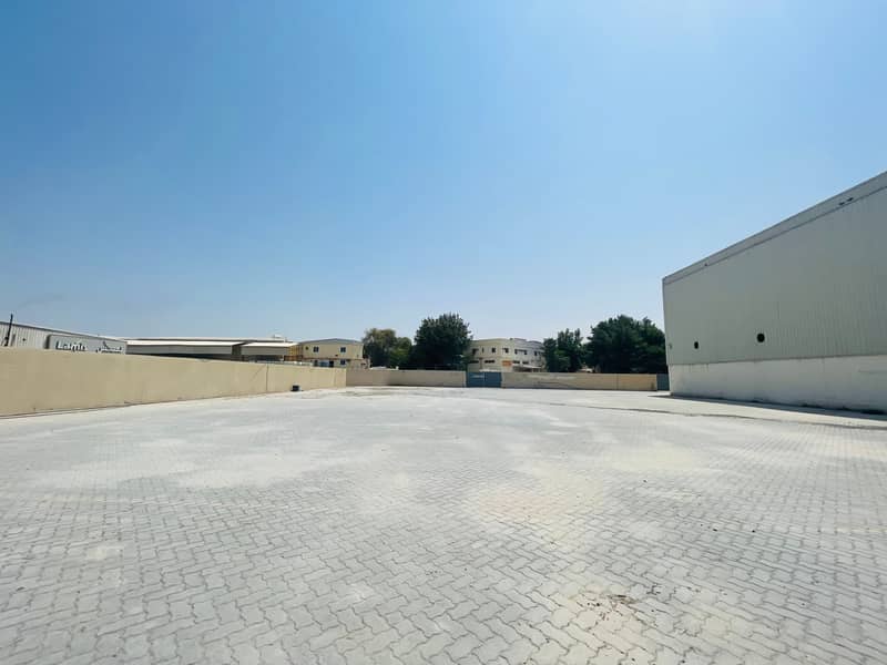 WAREHOUSE WITH YARD OF 46500SQFT FOR RENT IN AJMAN INDUSTRIAL AREA 1