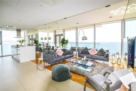 4 Bedroom Apartment for Sale in Bluewaters Island, Dubai - Full Sea View | 4 + Maid | Designer Furniture