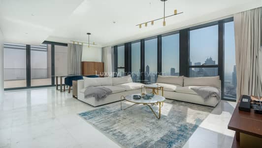 2 Bedroom Flat for Rent in Downtown Dubai, Dubai - High Floor I Huge Terrace I Furnished