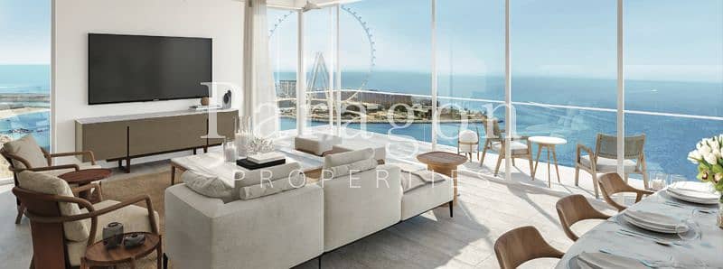 3 Bedroom Flat for Sale in Jumeirah Beach Residence (JBR), Dubai - Full Sea View | Corner Unit | Beachfront Living