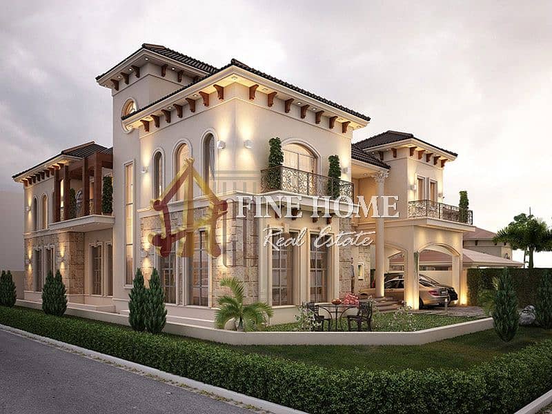For Sale| 7BR Villa | EX. extension| 80×80  sq. ft|